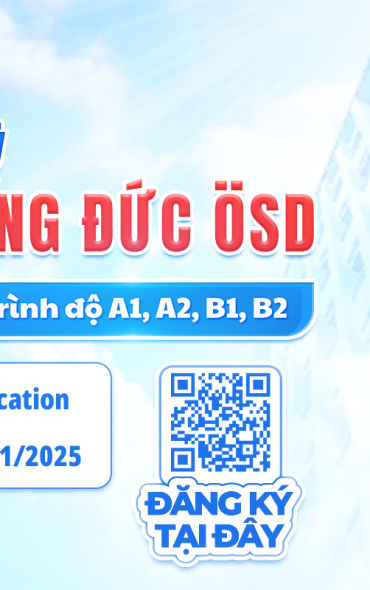 Thông báo tổ chức kỳ thi cấp Chứng chỉ năng lực tiếng Đức ÖSD tháng 11.2025